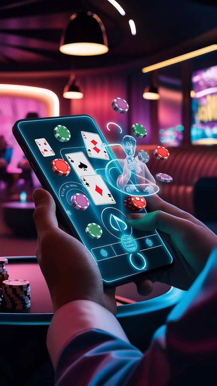 Antarmuka mobile jago ledak dengan streaming lancar dan low-bandwidth
